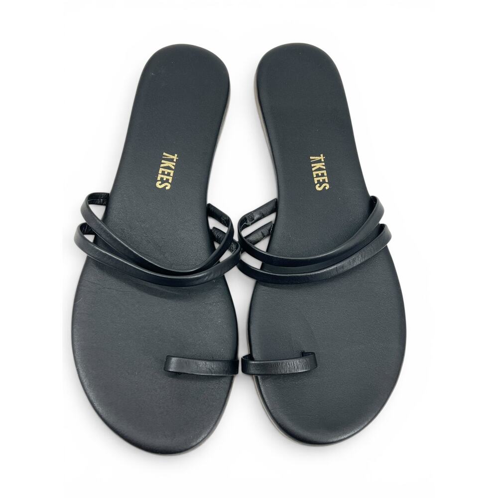 Tkees Leah Leather Sandal Women's 8 Vacation Resortwear Casual